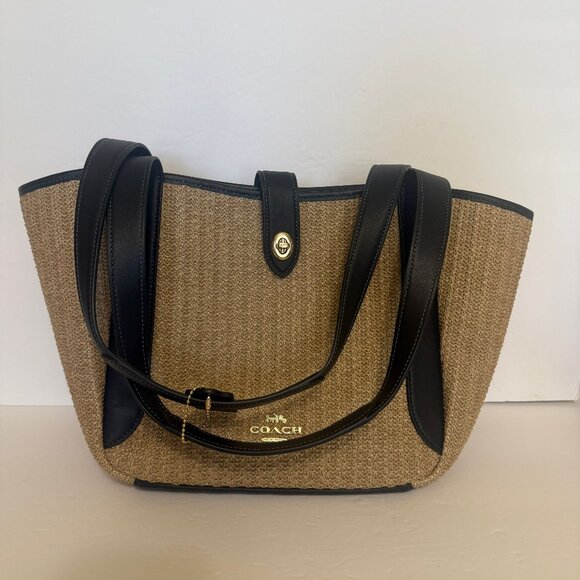 coach Hadley Turnlock Tote Bag cal87 - Picture 1 of 9